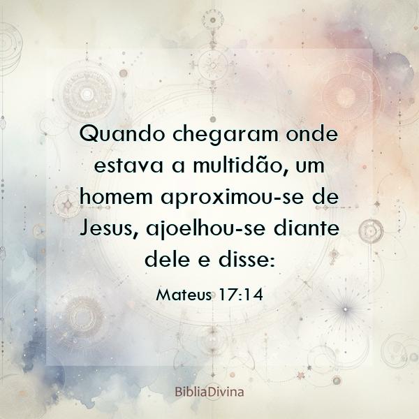 Mateus 17:14