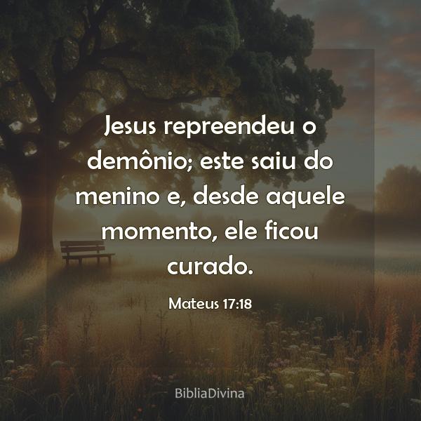 Mateus 17:18