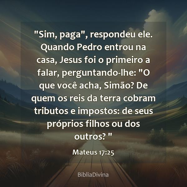 Mateus 17:25