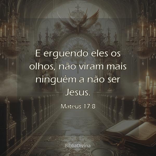 Mateus 17:8