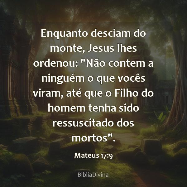 Mateus 17:9