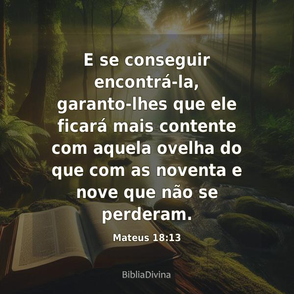 Mateus 18:13