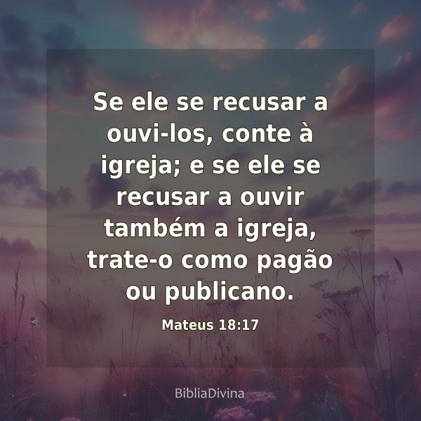 Mateus 18:17