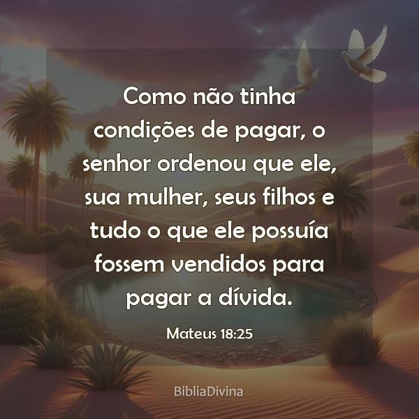 Mateus 18:25