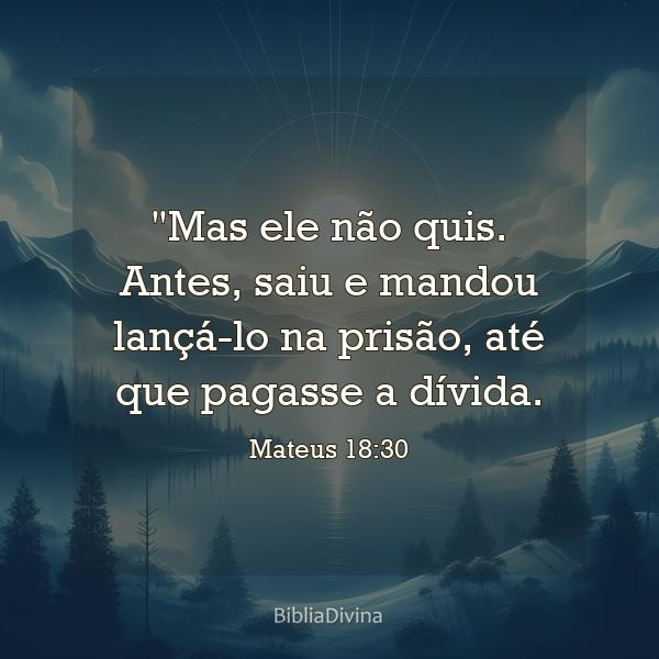 Mateus 18:30