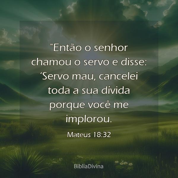 Mateus 18:32