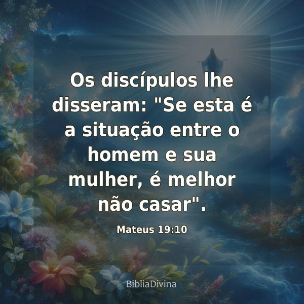 Mateus 19:10