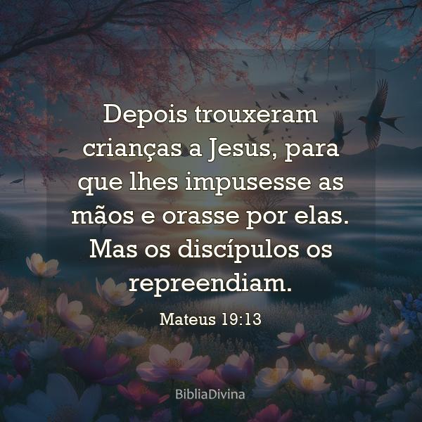 Mateus 19:13