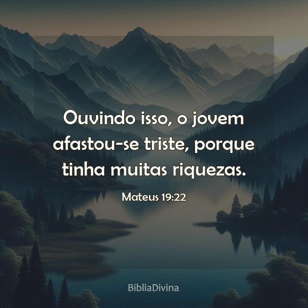 Mateus 19:22