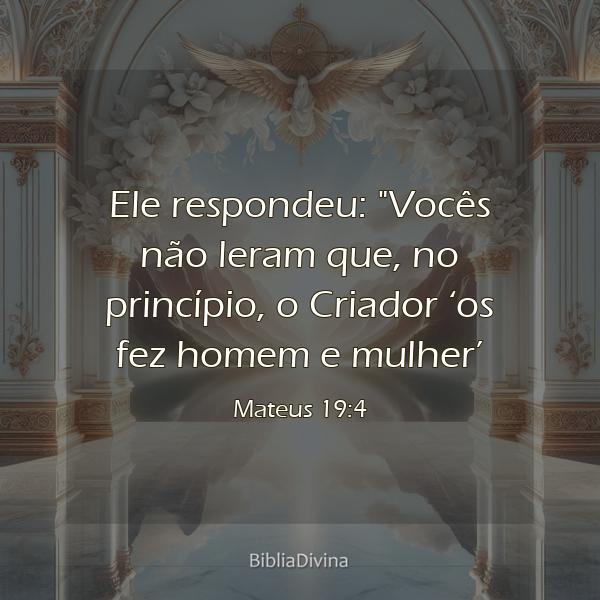 Mateus 19:4