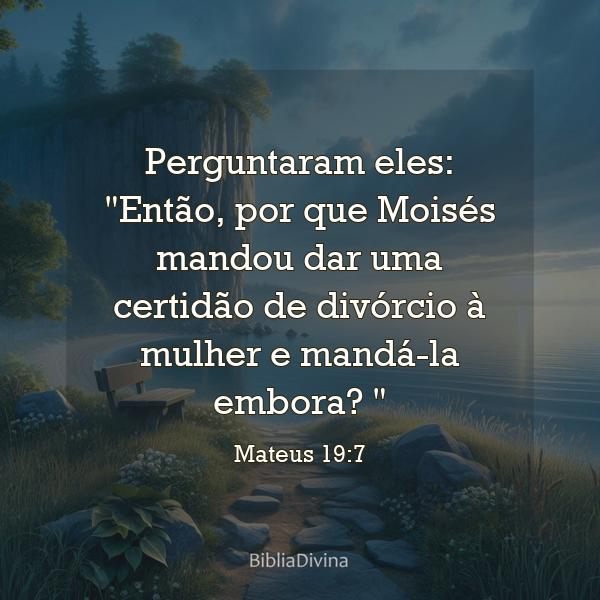 Mateus 19:7