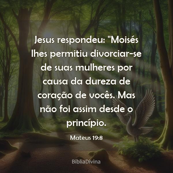 Mateus 19:8