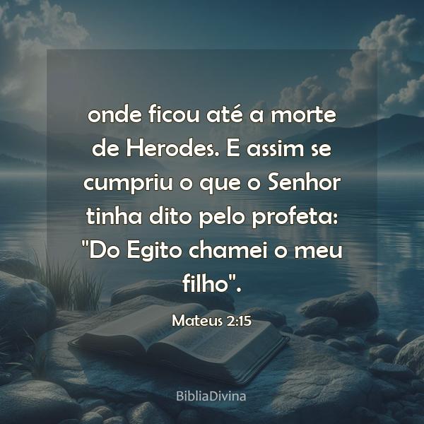 Mateus 2:15