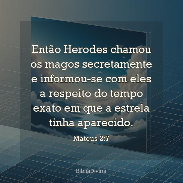 Mateus 2:7