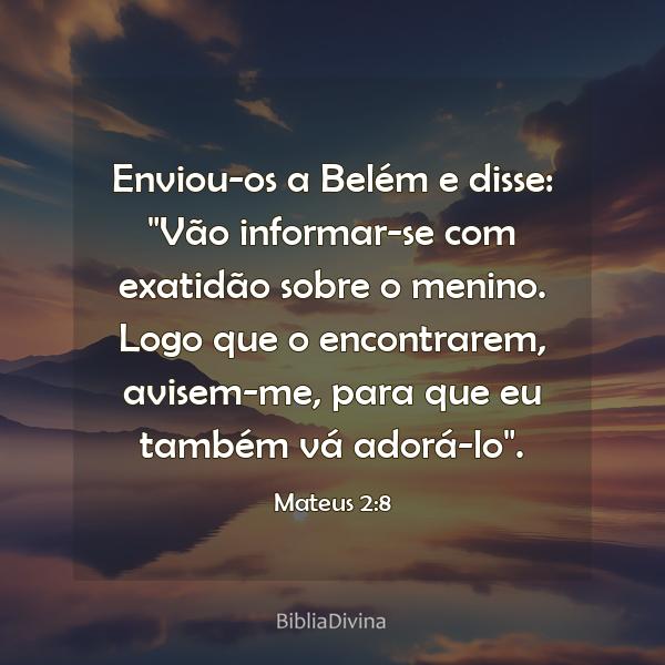 Mateus 2:8