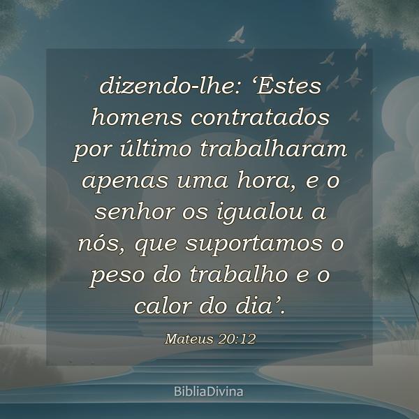 Mateus 20:12