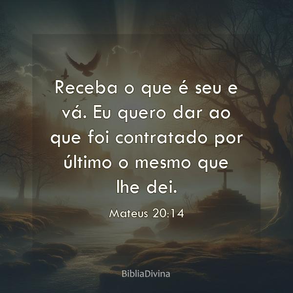 Mateus 20:14