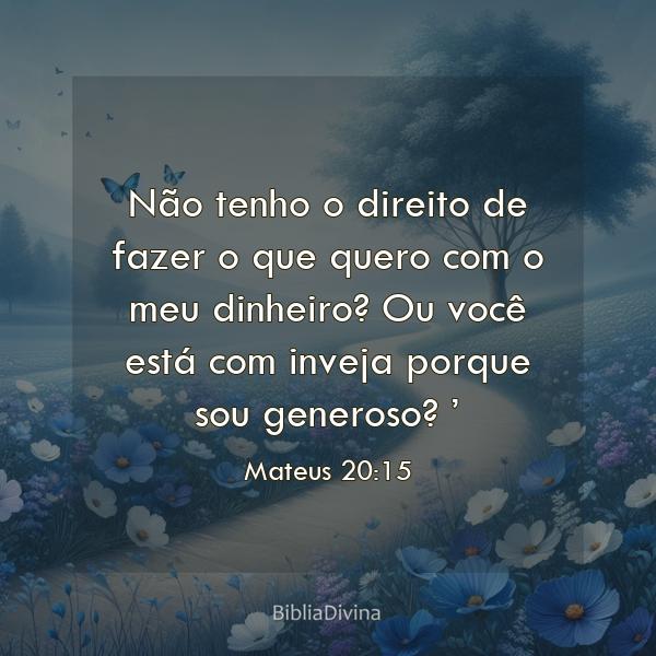 Mateus 20:15