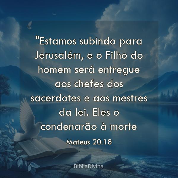 Mateus 20:18