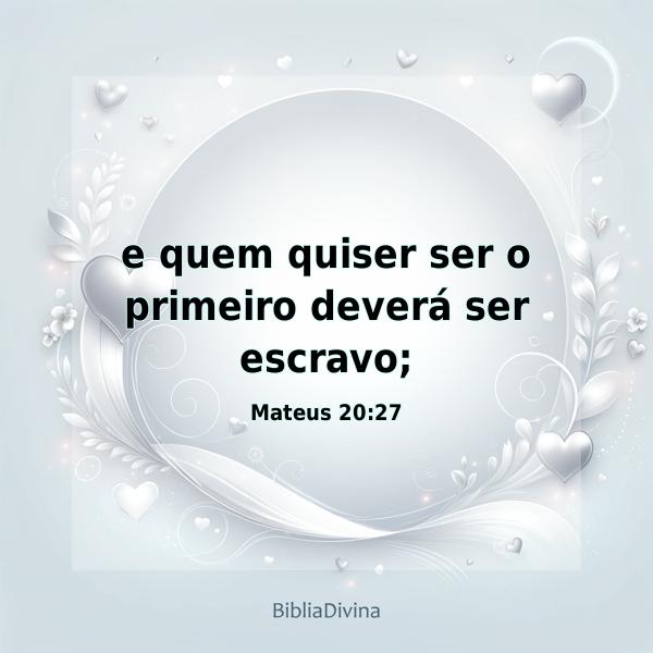 Mateus 20:27