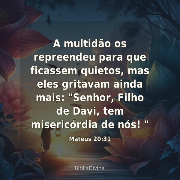 Mateus 20:31