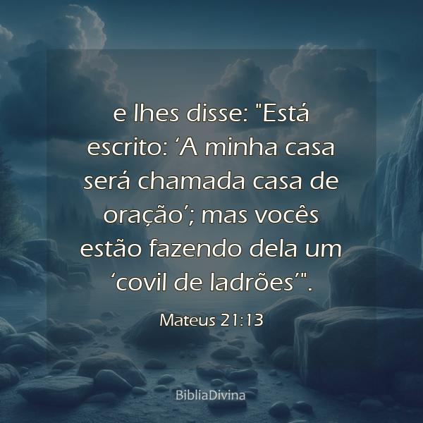 Mateus 21:13