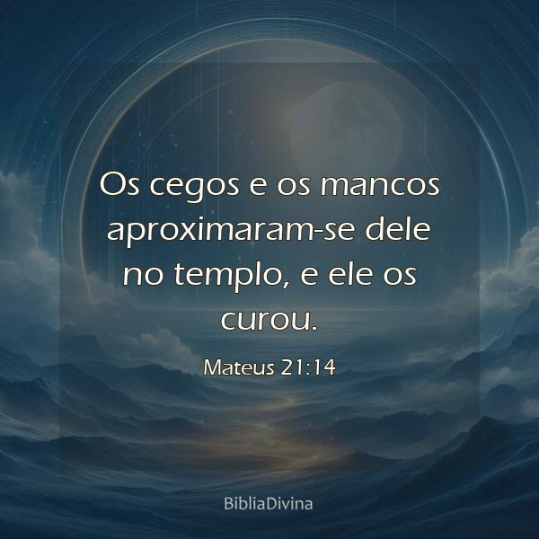 Mateus 21:14