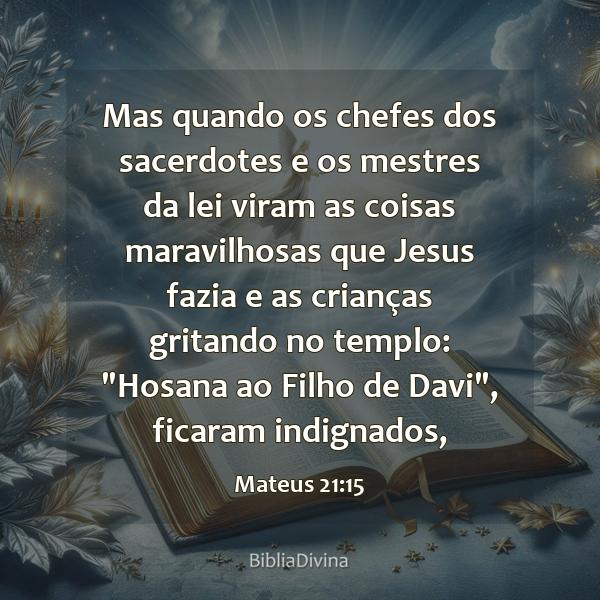 Mateus 21:15