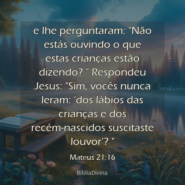 Mateus 21:16