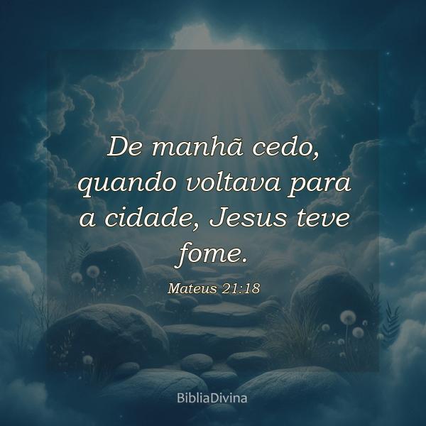 Mateus 21:18