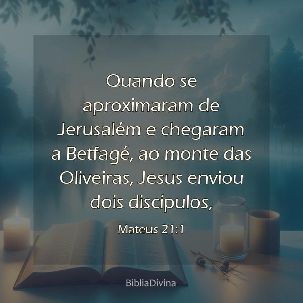 Mateus 21:1