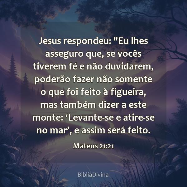 Mateus 21:21