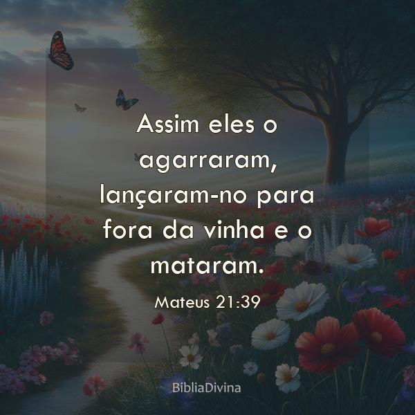 Mateus 21:39