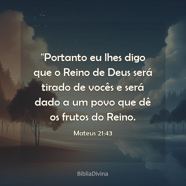 Mateus 21:43