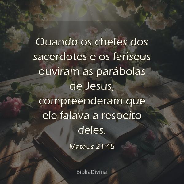 Mateus 21:45