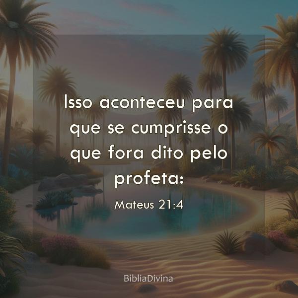 Mateus 21:4