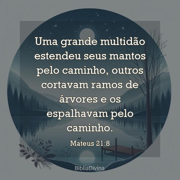 Mateus 21:8