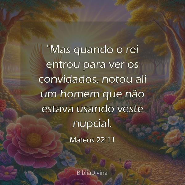 Mateus 22:11