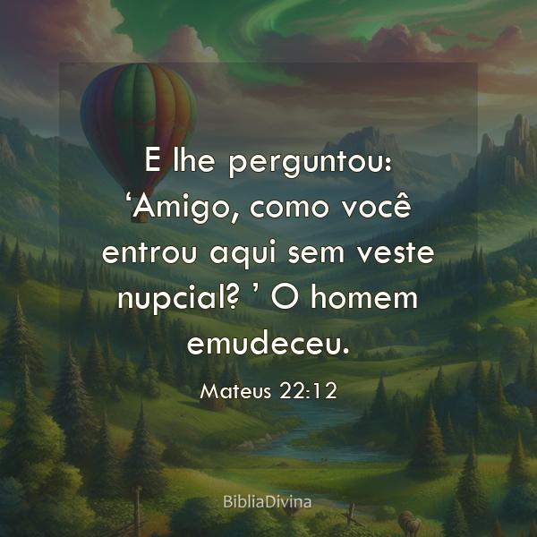 Mateus 22:12