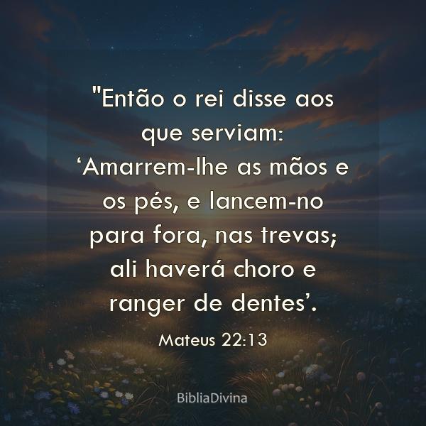 Mateus 22:13