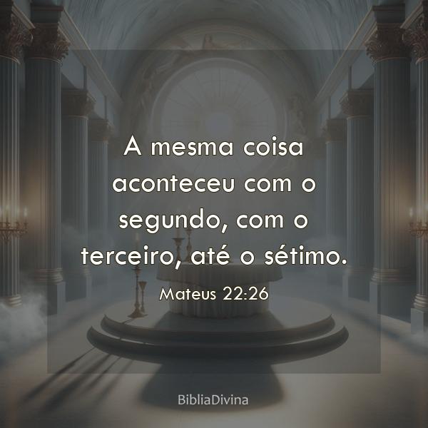 Mateus 22:26