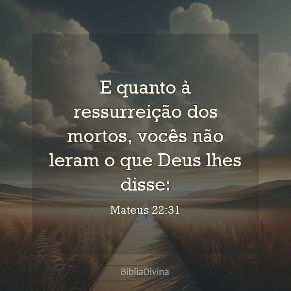 Mateus 22:31