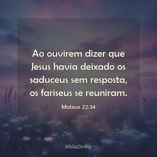 Mateus 22:34