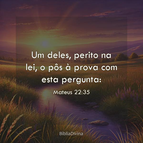 Mateus 22:35