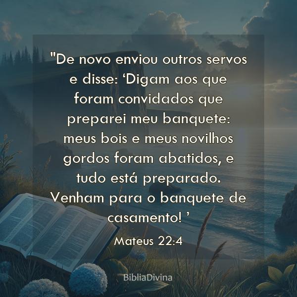 Mateus 22:4