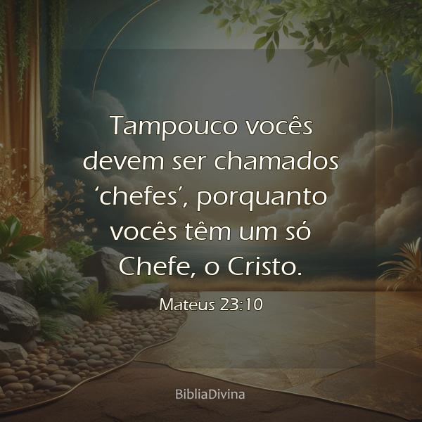 Mateus 23:10