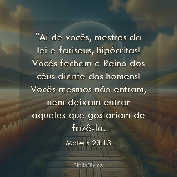 Mateus 23:13