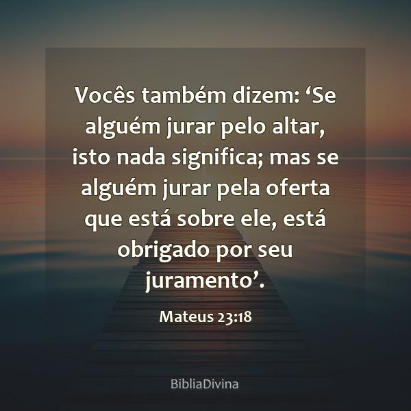 Mateus 23:18