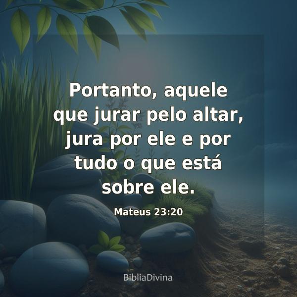 Mateus 23:20