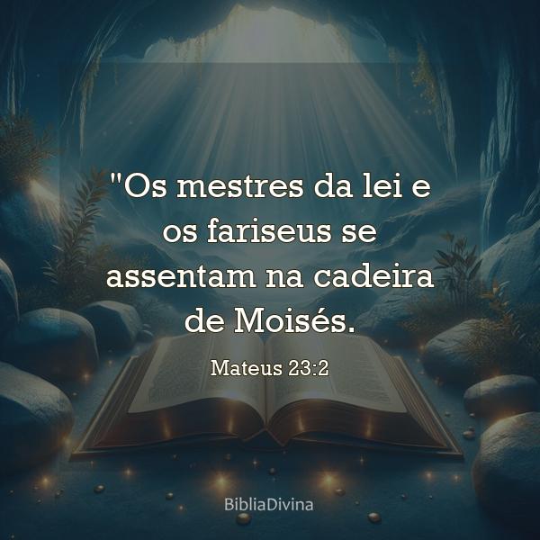 Mateus 23:2